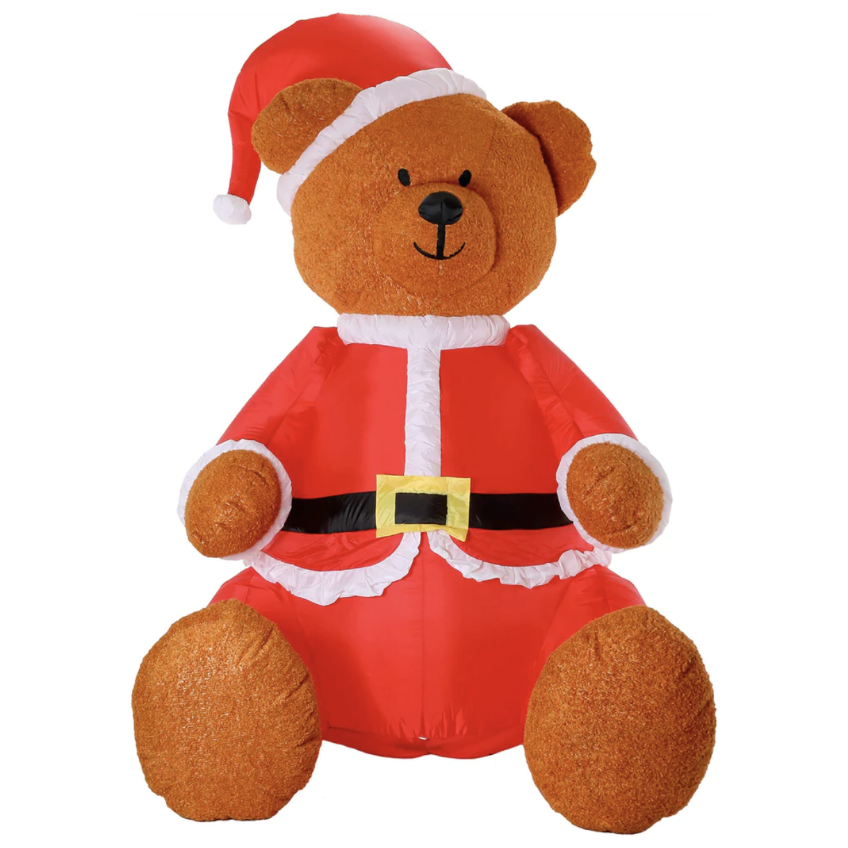 275cm Xmas Christmas Charm Deluxe Inflatable Plush Bear w/ LED Lights  Decoration