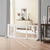 Freestanding Retractable Dog Barrier with Gate Small
