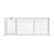 Freestanding Retractable Dog Barrier with Gate Small