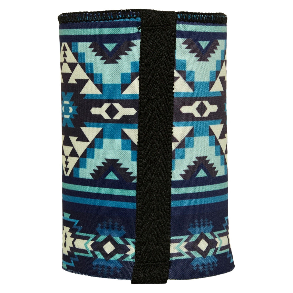 Blue Navajo Rug Stubby Cooler - Standard