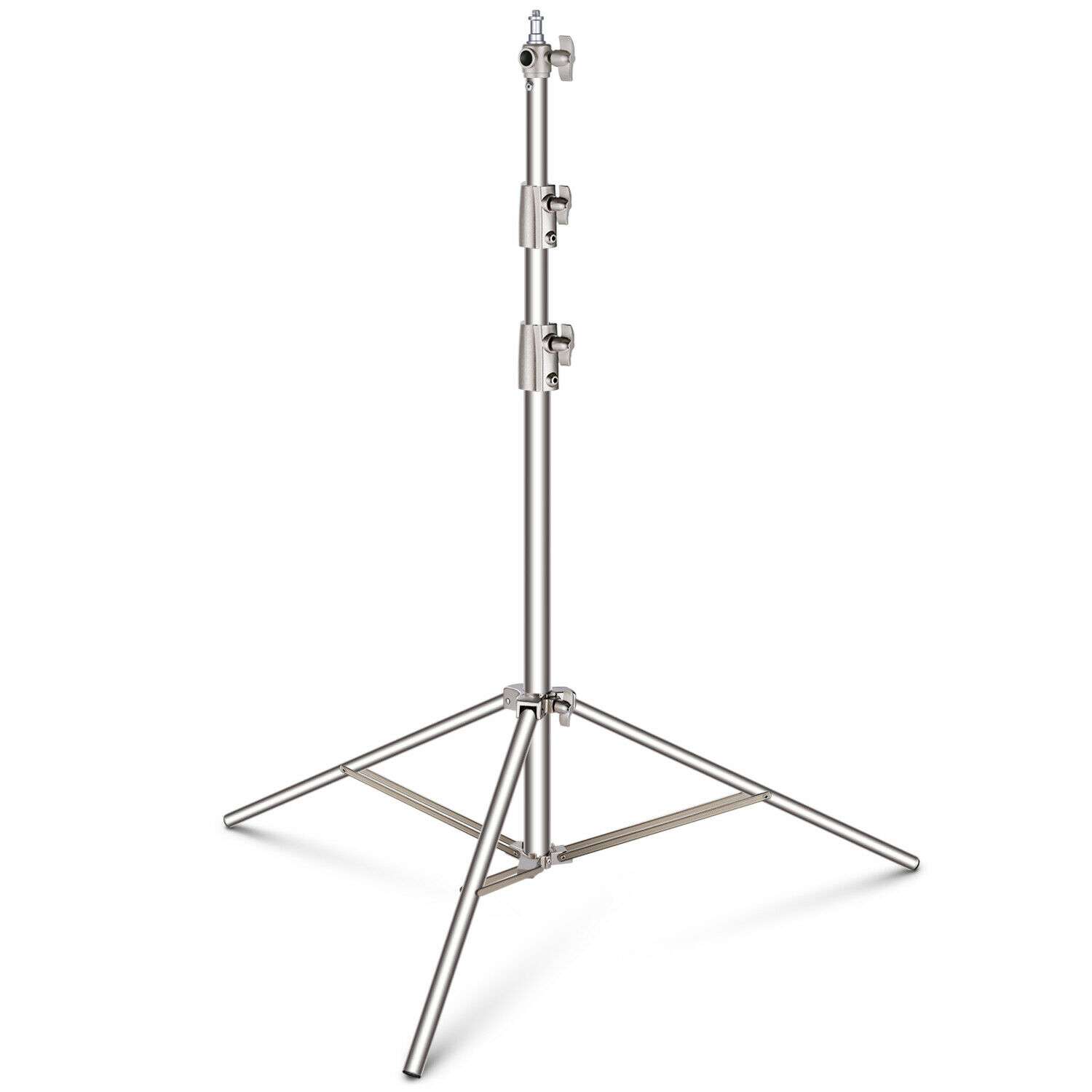 1Pcs Hridz 260cm Stainless Steel Heavy Duty with 1/4" to 3/8" adapter for Studio Softbox, Monolight and Other Photographic Equipment - 1-Stand