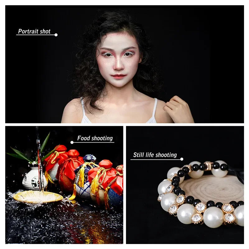 Hridz 2x3m Black Backdrop for Photography Videos