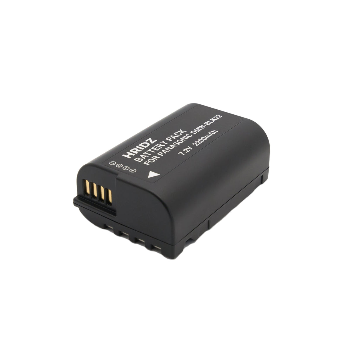Hridz BLK22 2pcs Battery for Panasonic DMW-BLK22 LUMIX DSLR - 2-batteries only