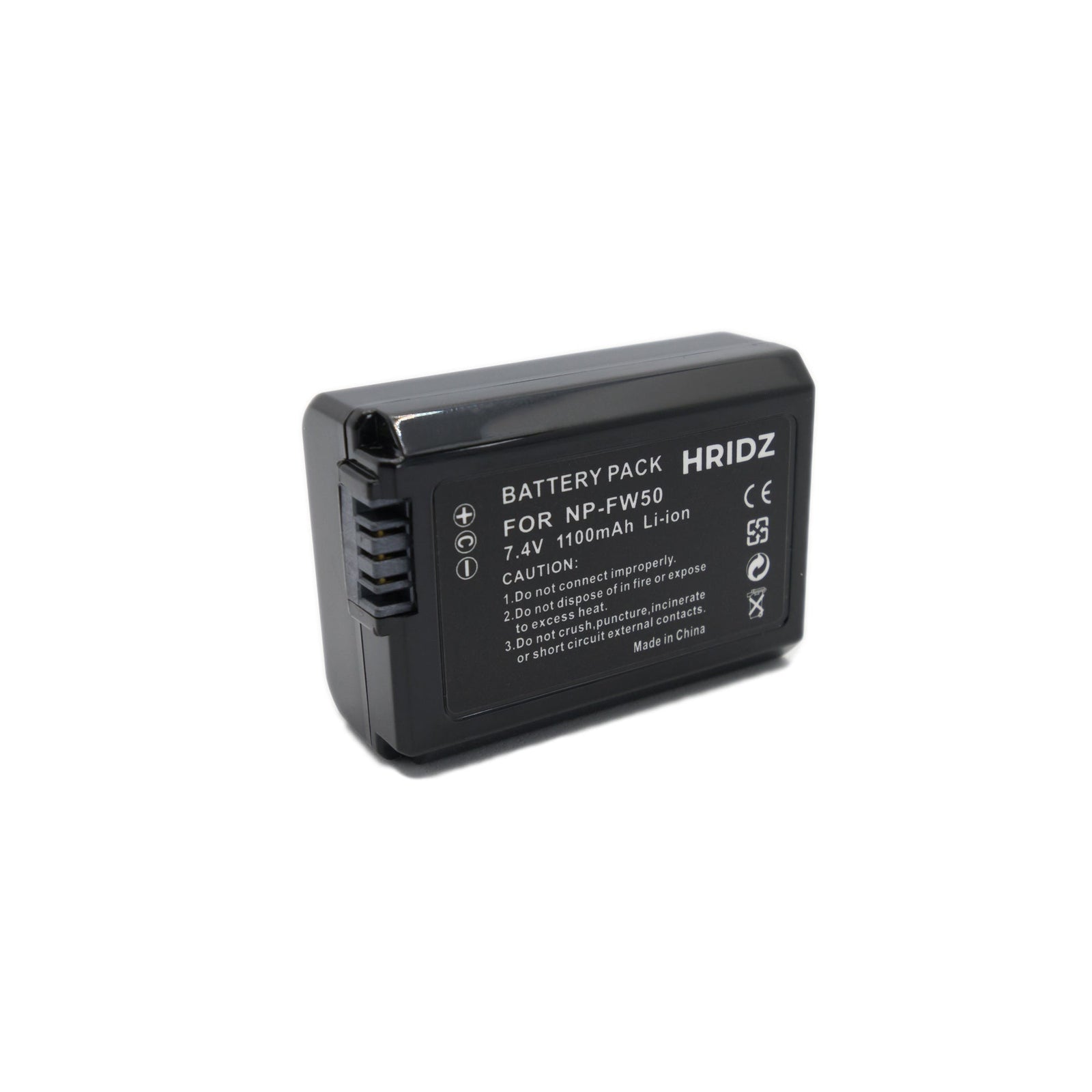 Hridz NP-FW50 Battery & Charger Pack for Sony NP-FW50 and SLT-A33,A35,A37,A55V, DSC-RX10