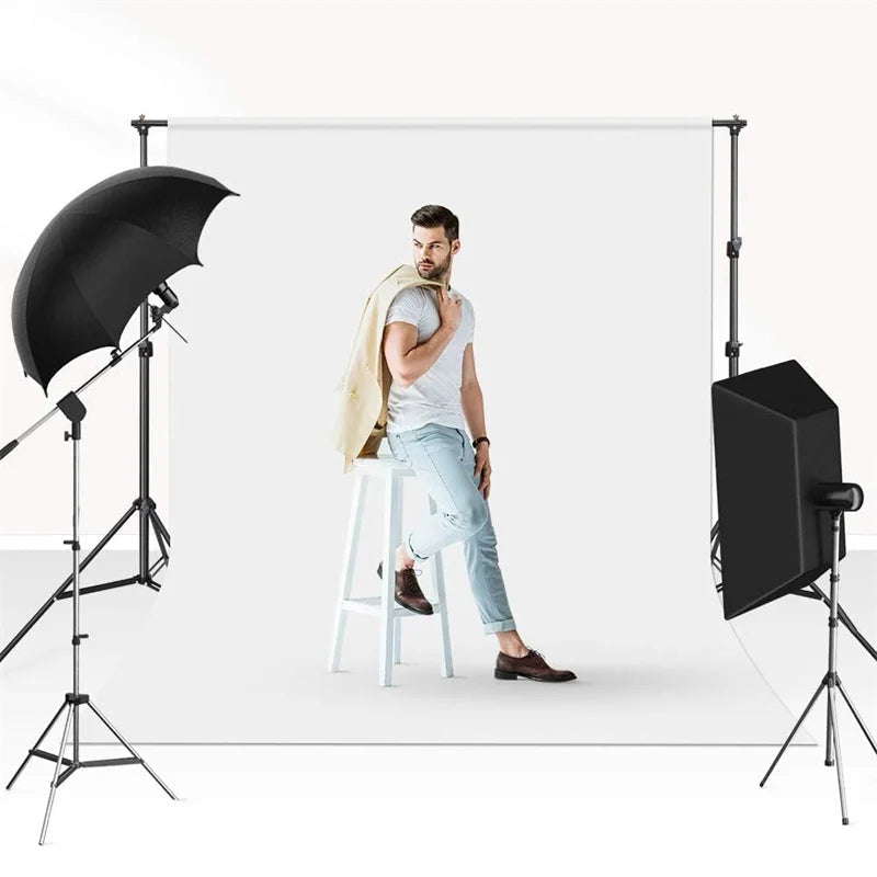 Hridz 2x3m White Backdrop For Photography Videos Events Photoshoot