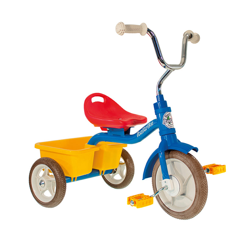 Italtrike 10&quot; Transporter Trike - Colorama (Blue, Red, Yellow)