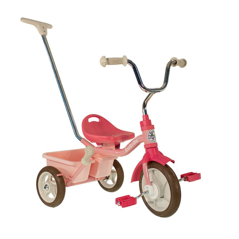 Italtrike 10&quot; Passenger Trike - Rose Garden Pink