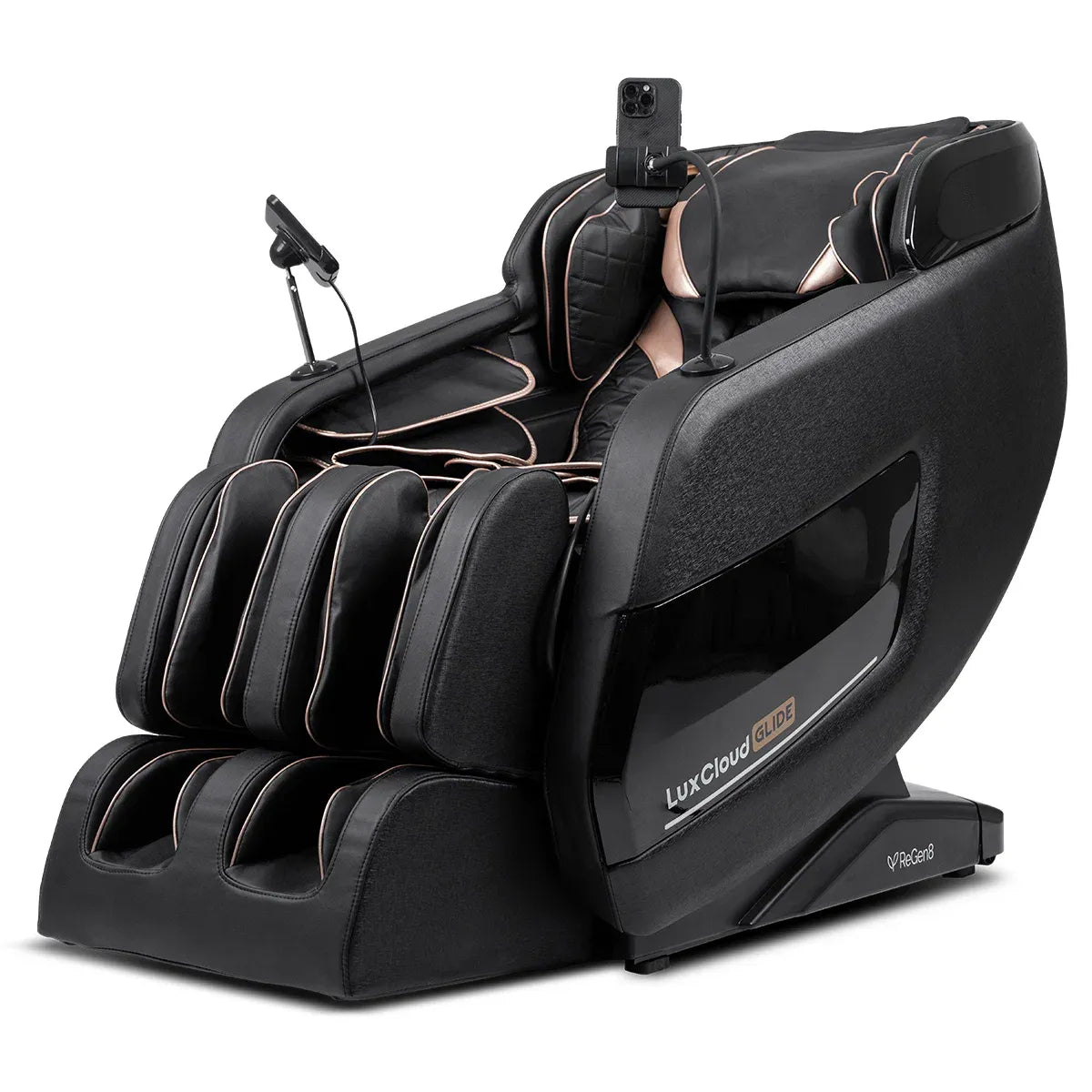 ReGen8 LuxCloud Glide - Zero Gravity Heated Massage Chair with Full Size SL Track
