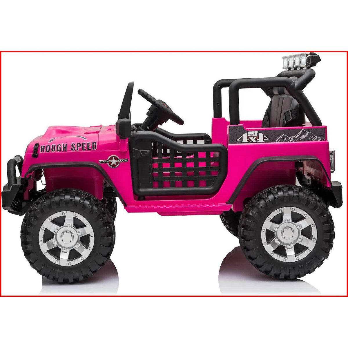 Jeep Off Road Inspired Ride On Car Kids Fairyland Adventure – Pink