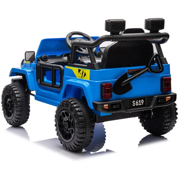 12V Gravity Kids Electric Ride On Car/Jeep – Blue