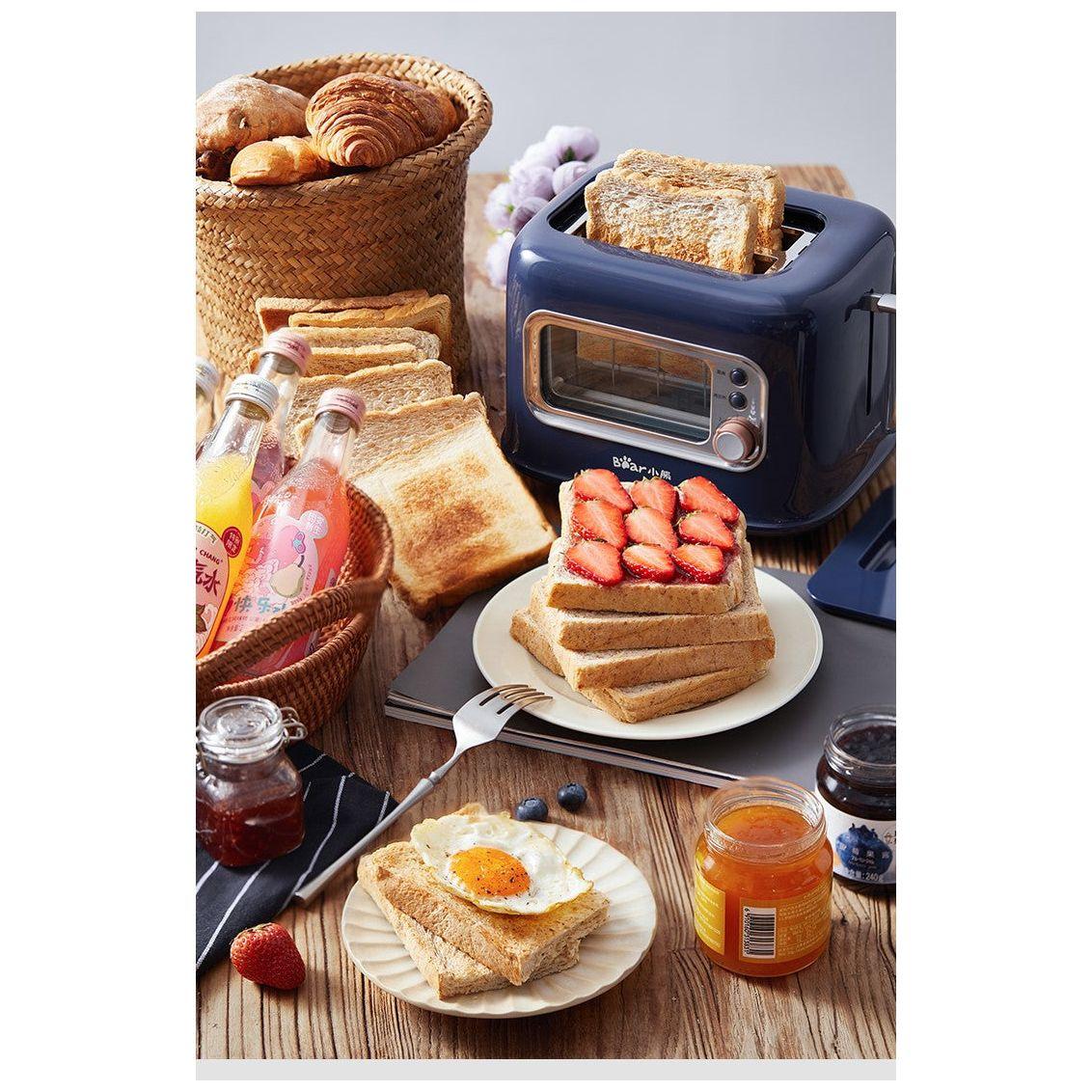 BEAR Double Slots Bread Toaster With Glass Window DSL-C02X1