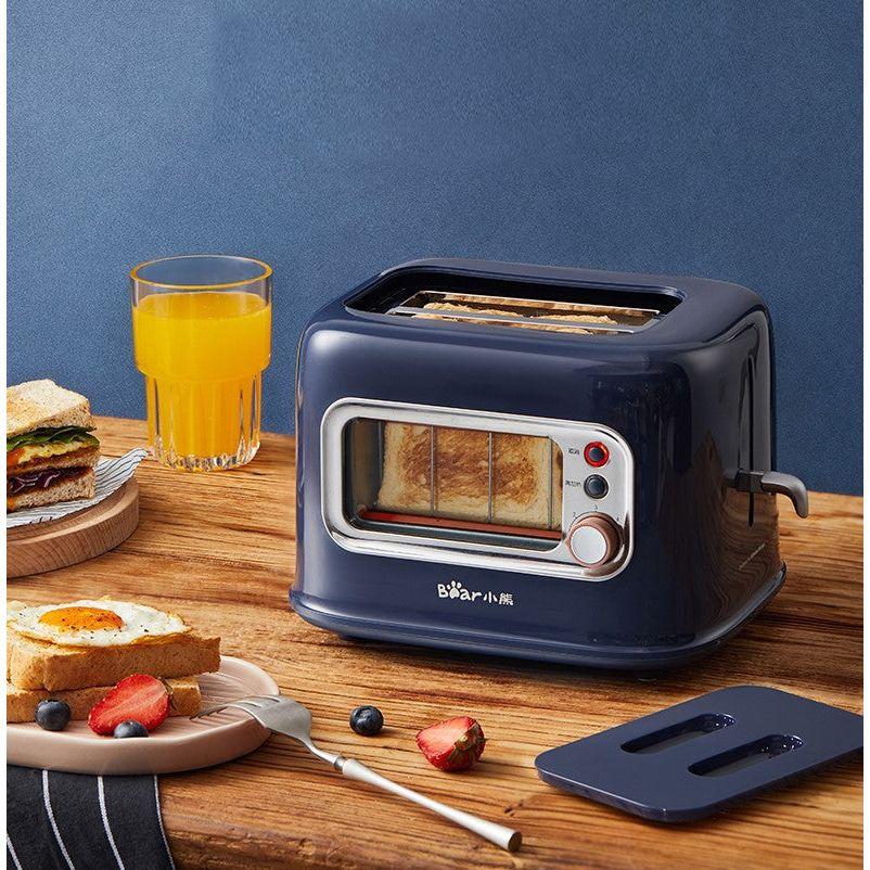 BEAR Double Slots Bread Toaster With Glass Window DSL-C02X1