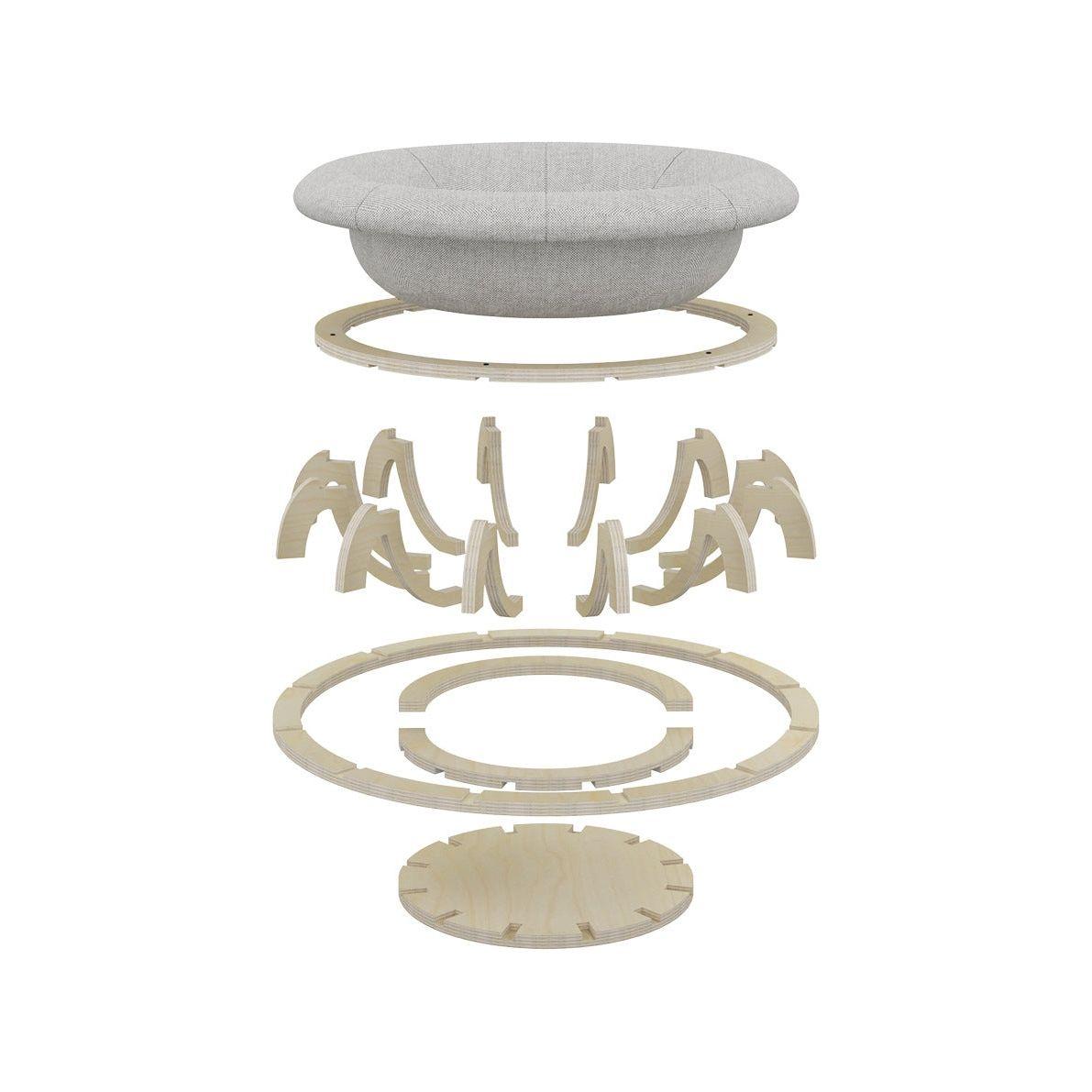 Timber Gyro Cat Nest Bed