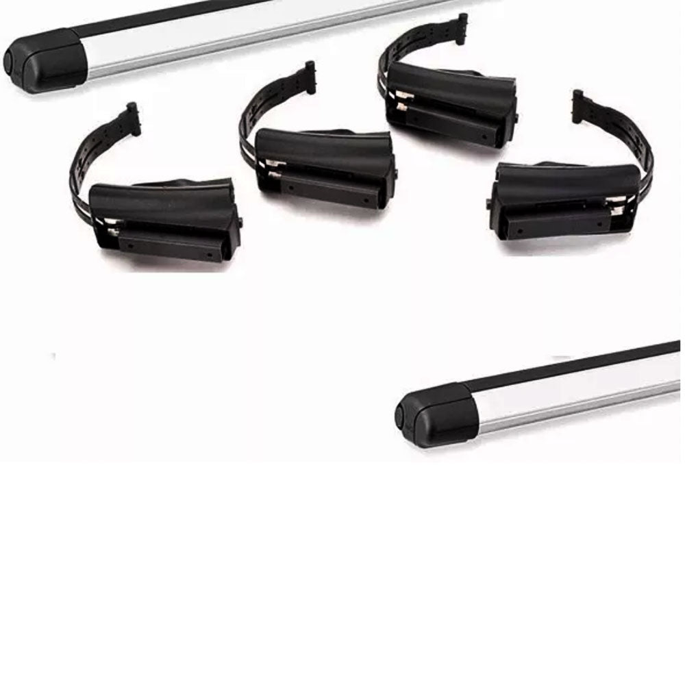 120CM Universal Adjustable Aluminum Alloy Car Roof Rack Cross Bars Carrier Lock