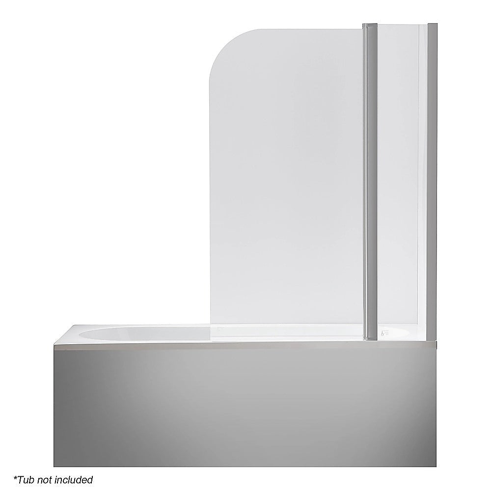 180 Degree Pivot Door 6mm Safety Glass Bath Shower Screen 1000x1400mm By Della Francesca