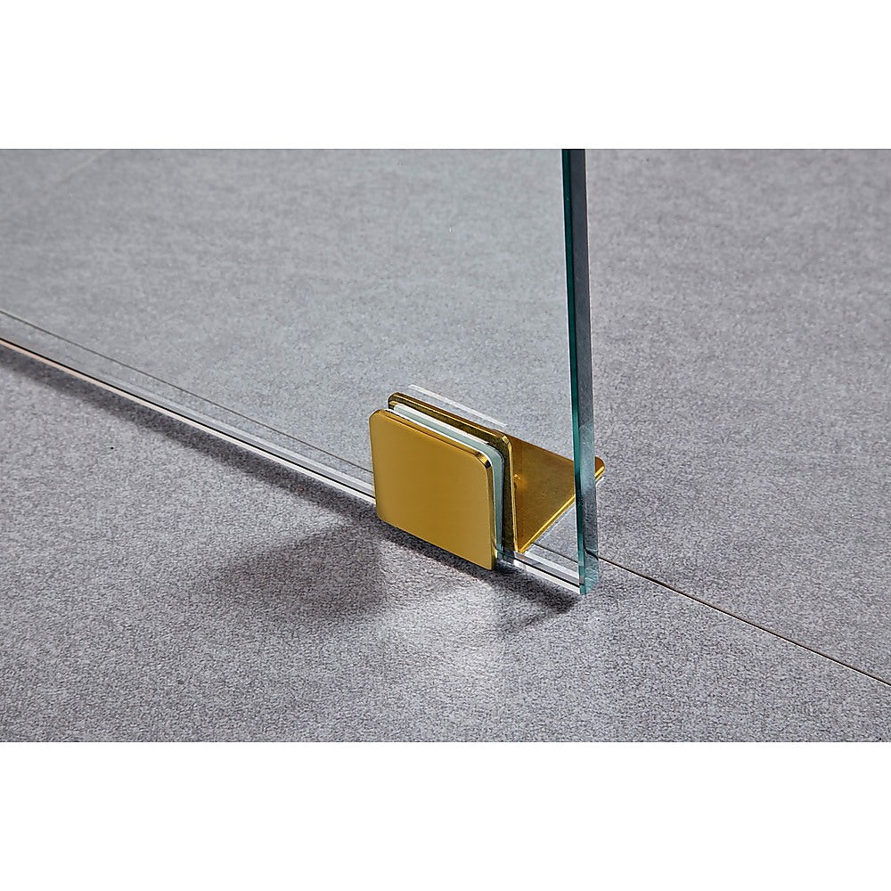 1000 x 1000mm Frameless 10mm Glass Shower Screen By Della Francesca