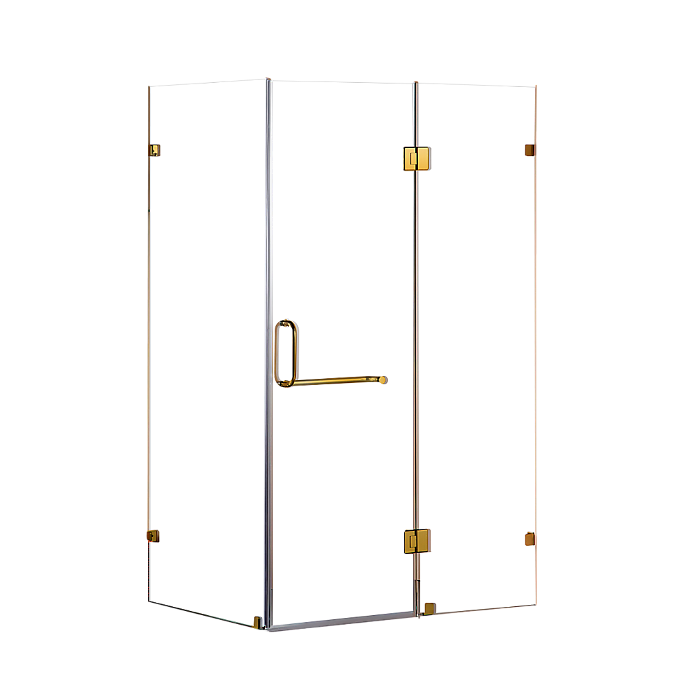 1100 x 800mm Frameless 10mm Glass Shower Screen By Della Francesca