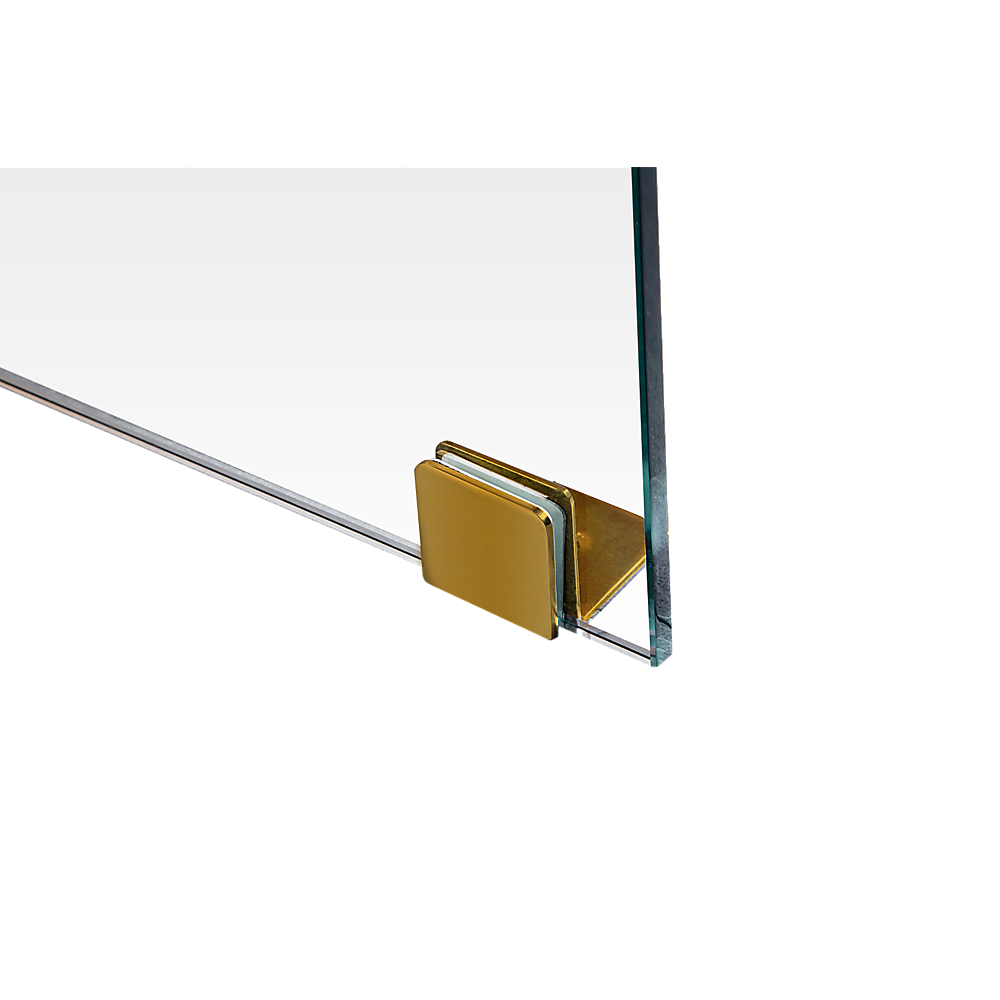 1200 x 700mm Frameless 10mm Glass Shower Screen By Della Francesca