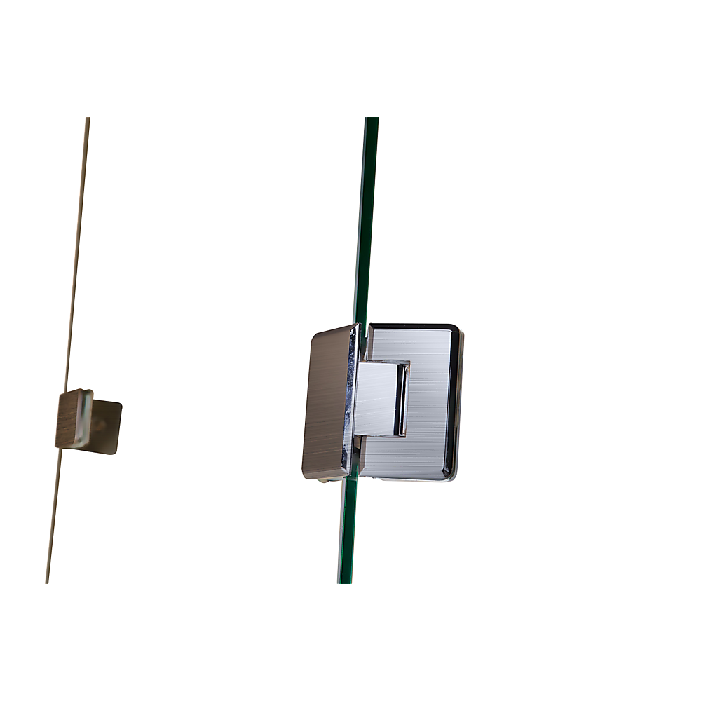 1000 x 700mm Frameless 10mm Glass Shower Screen By Della Francesca