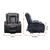 Recliner Chair Electric Massage Chair Lift Heated Leather Lounge Sofa Black
