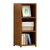 Bamboo Adjustable Shelf Bookcase Display Storage Rack Stand Livingroom Bedroom