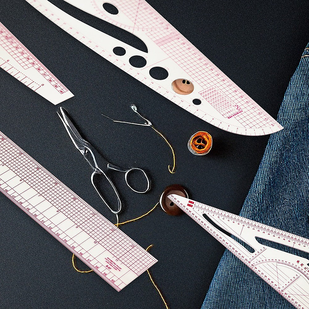 9pc French Curve Ruler Set DIY Sewing Pattern Measuring Tool for Dressmaker