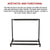 Guitar Stand 5 Holder Guitar Folding Stand Rack Band Stage Bass Acoustic Guitar