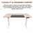 Standing Desk Electric Motorised Computer Desk Height Adjustable Sit Stand Table
