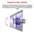 TV Bracket Wall Mount 32-70in Full Motion Swivel LCD LED