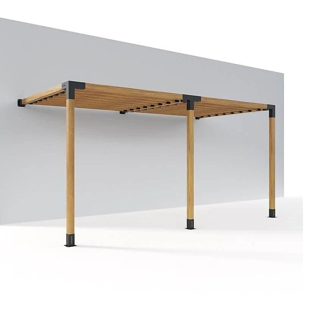 Roof Pergola Gazebo Shed Matte Black Steel Brackets DIY Kits