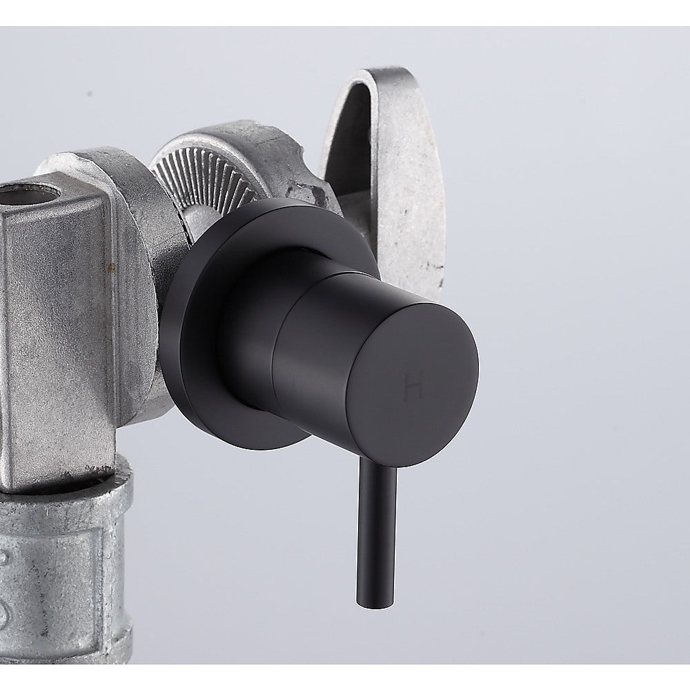 Bathroom Shower Bath Hot and Cold Mixer WATERMARK Certified in Black