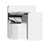 Single Square Shower Bath Mixer Tap Bathroom WATERMARK Approved in Chrome