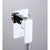 Single Square Shower Bath Mixer Tap Bathroom WATERMARK Approved in Chrome