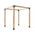 Roof Pergola Gazebo Shed Matte Black Steel Brackets and Coffee Screen DIY Kits