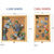 1500 Piece Rotating Wooden Jigsaw Puzzle Table 6 Drawers Board