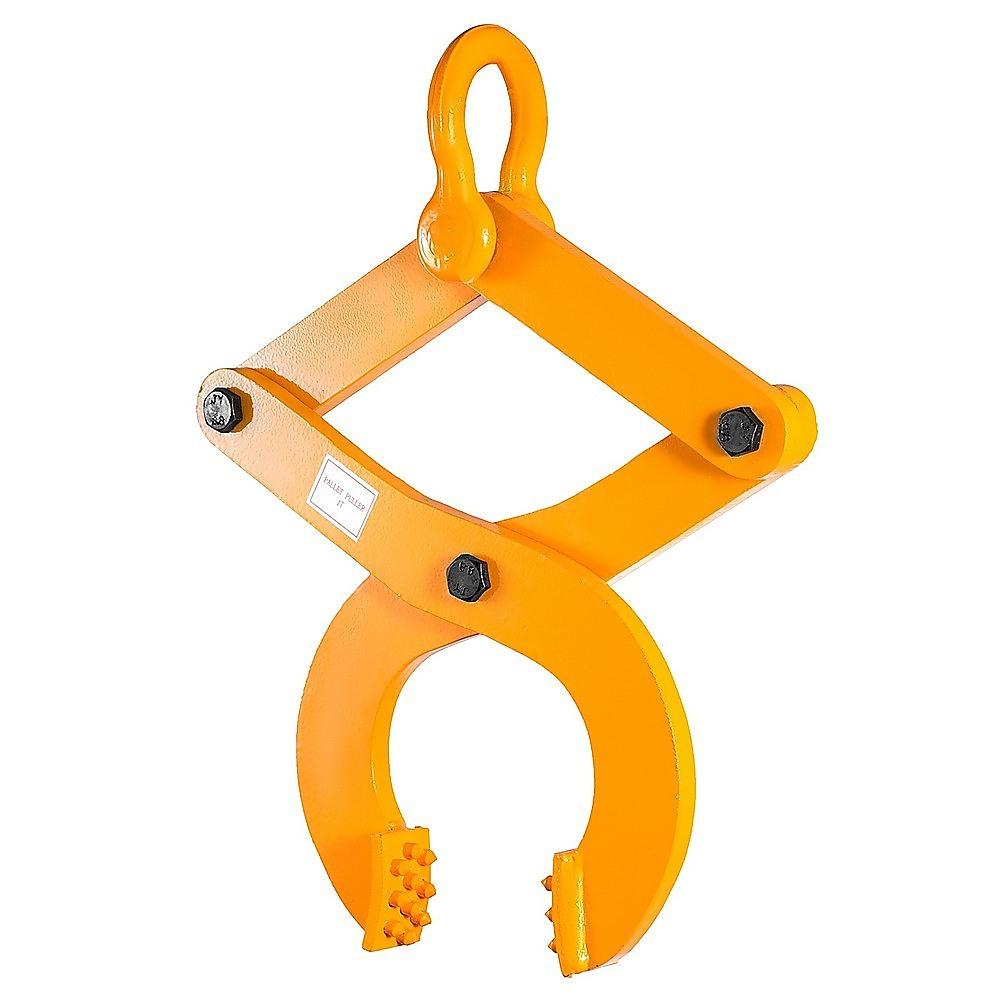 Steel Single Scissor Pallet Puller Clamp 1 Ton Capacity Pallet Grabber