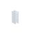 90cm Frameless Glass Bath Screen with Brass Brackets - White