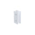 90cm Frameless Glass Bath Screen with Brass Brackets - White