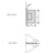 70cm Frameless Swing Bath Panel with White Hardware
