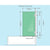 90cm Frameless Swing Bath Panel with White Hardware