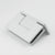 90cm Frameless Swing Bath Panel with White Hardware