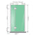 120x120cm Corner Frameless Shower Screen with Gold Brackets and Brass Hinges, Square Double Pull Handle