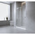 160cm Frameless Glass Sliding Shower Door with Chrome Rail and Hardware