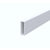 140cm Frameless Glass Sliding Shower Door with White Rail and Hardware