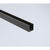 130x100cm Frameless Glass Sliding Corner Shower with Black Rail and Hardware