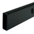 130x100cm Frameless Glass Sliding Corner Shower with Black Rail and Hardware
