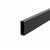 160x90cm Frameless Glass Sliding Corner Shower with Black Rail and Hardware