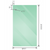 120x90cm Frameless Glass Sliding Corner Shower with Chrome Rail and Hardware
