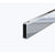 170x100cm Frameless Glass Sliding Corner Shower with Chrome Rail and Hardware