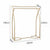 Commercial Clothing Garment Rack Retail Shop in Gold